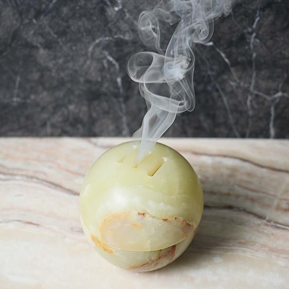 Incense Burner Onyx Set