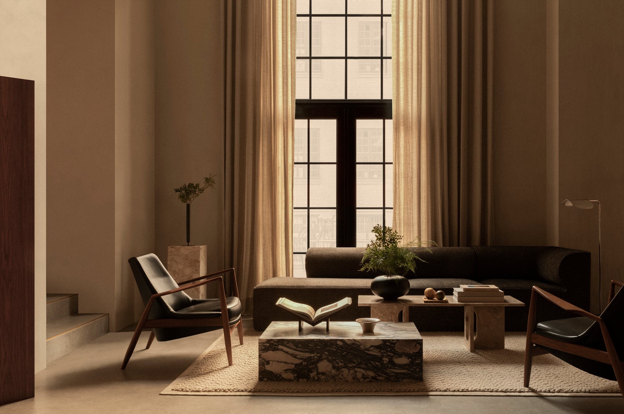 How to Style a Marble Coffee Table